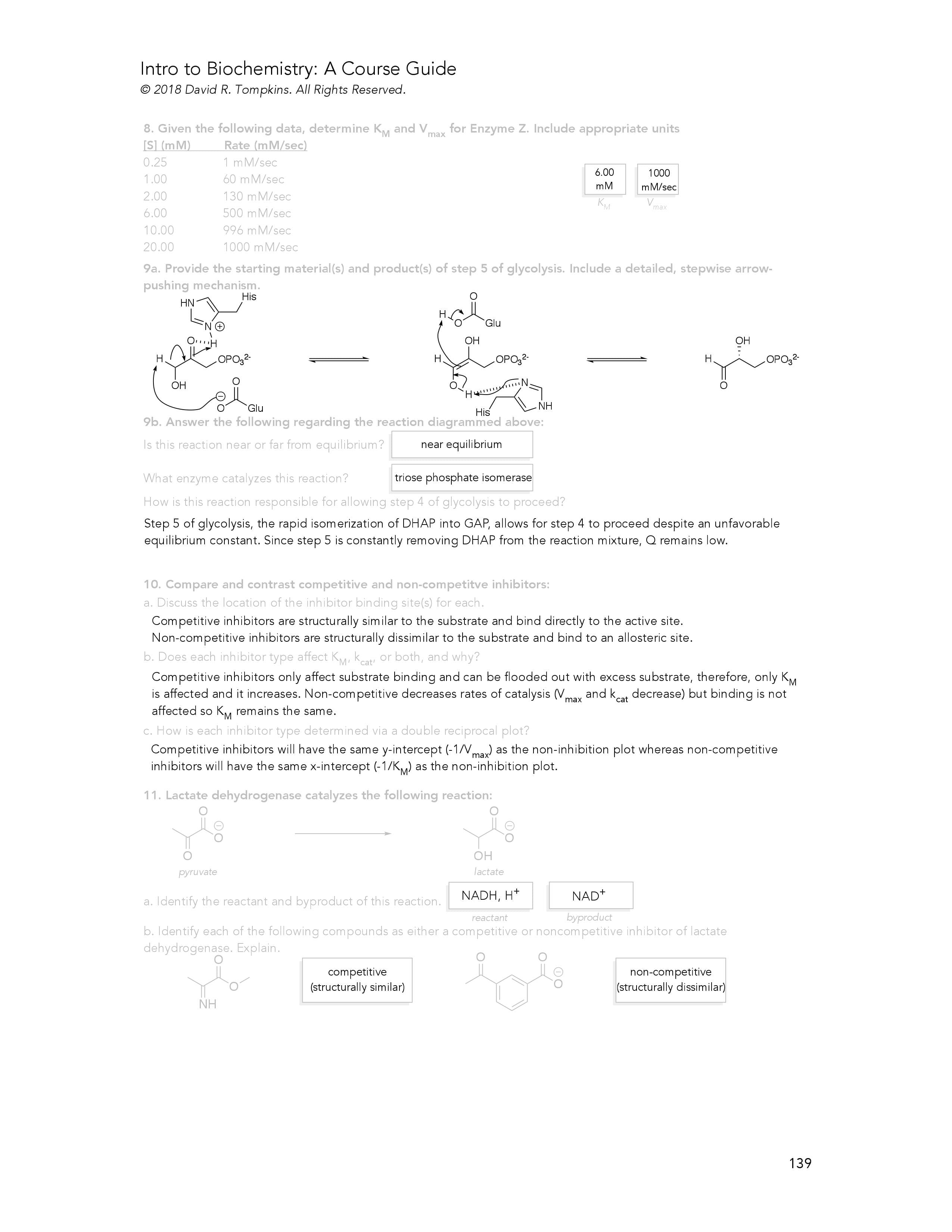 Introduction to Biochemistry Course Guide Example Page 7