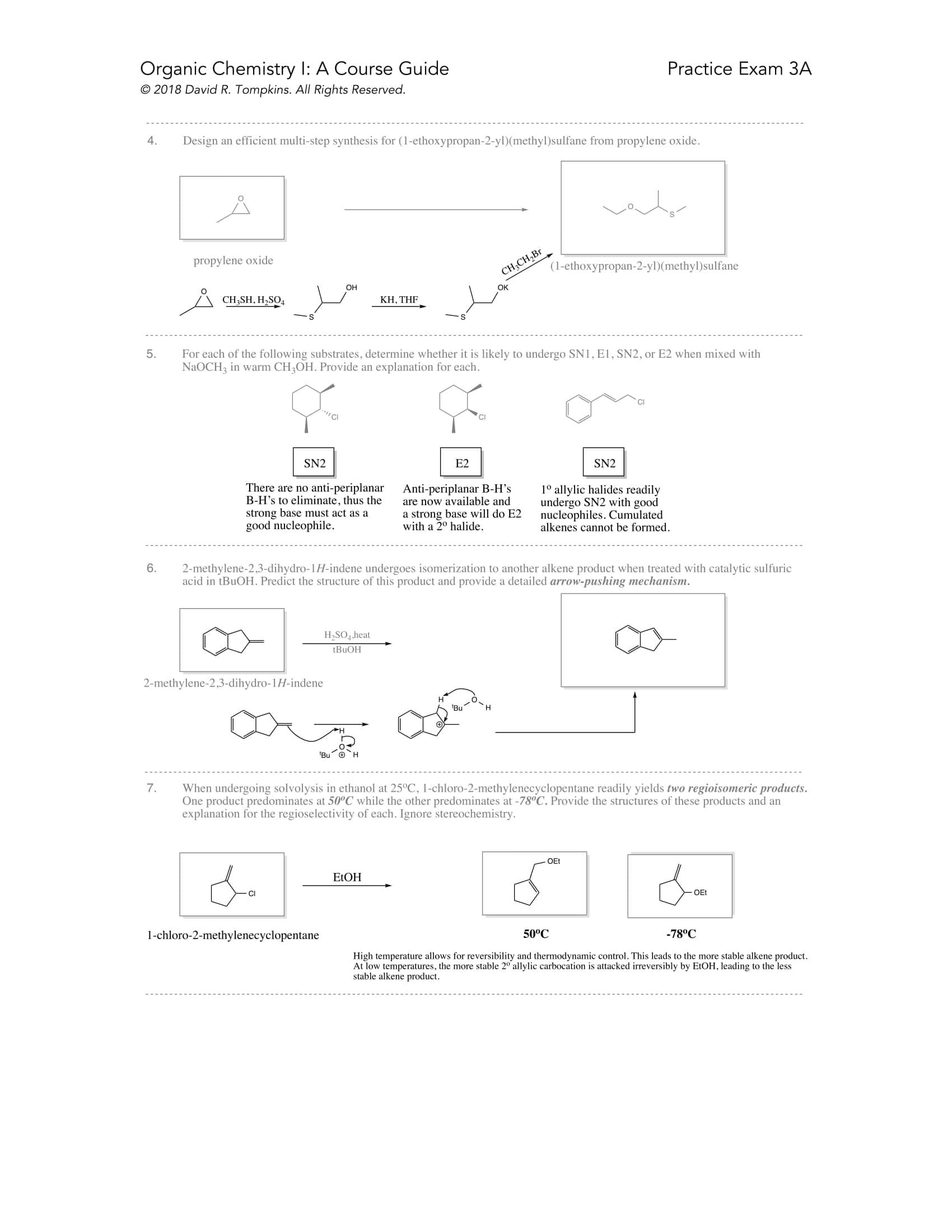 Introduction to Organic Chemistry I Course Guide Example Page 5