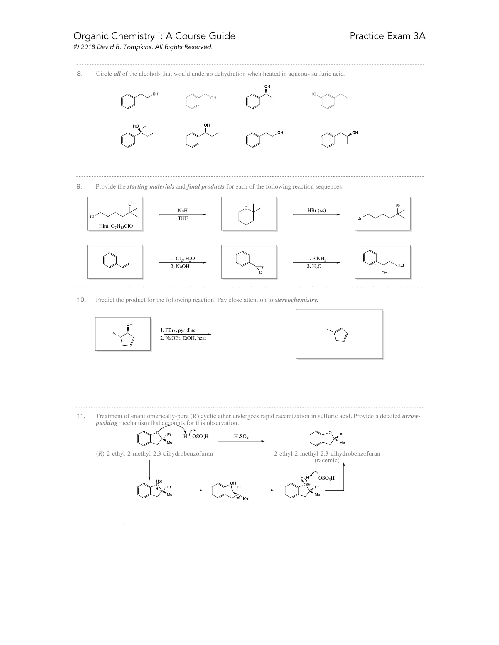 Introduction to Organic Chemistry I Course Guide Example Page 6